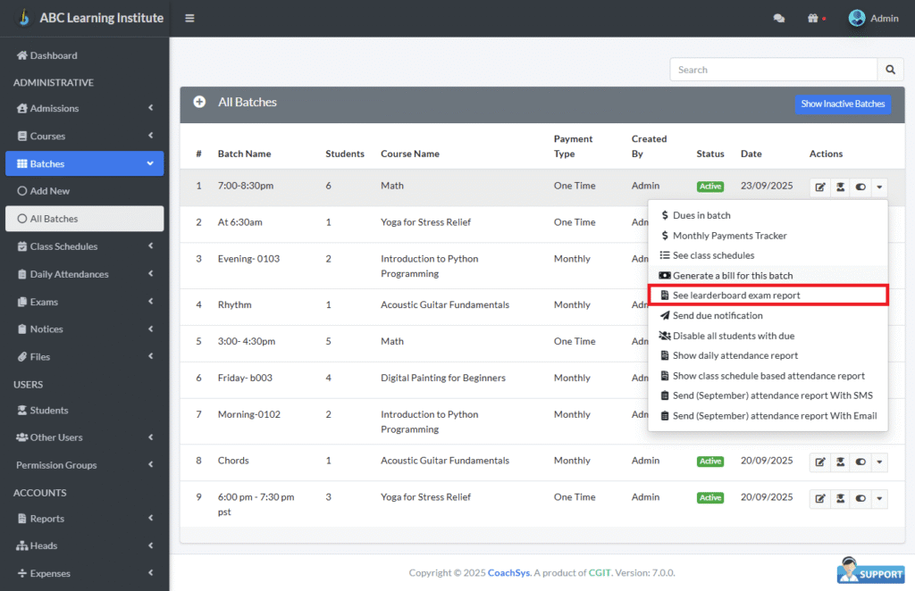 See Leaderboard Exam Reports 1 see leaderboard exam reports